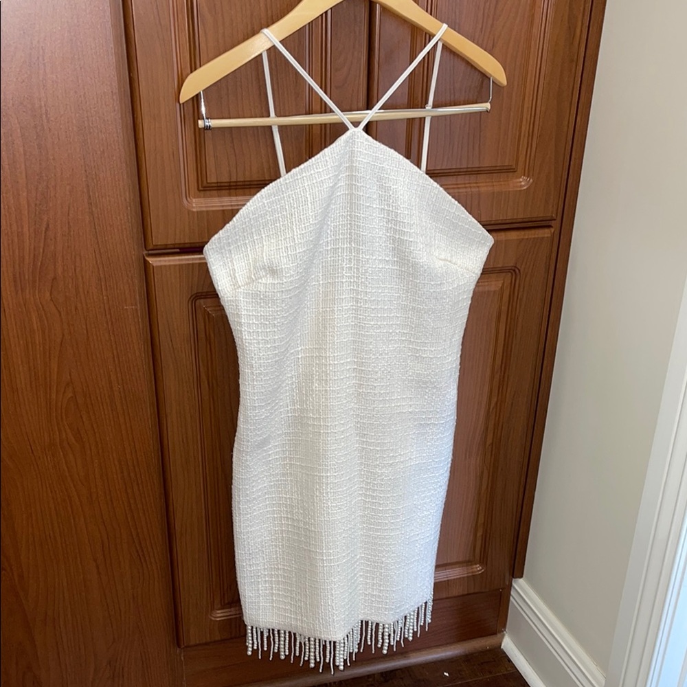 Jason Wu White Halter Sheath Dress